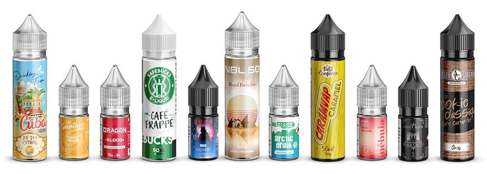 Gamme d'e-liquides Vap'or Juices